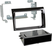 2-DIN Paneel Citroën Jumper - Fiat Ducato - Peugeot Boxer 2006-2019 Kleur: Piano Zwart