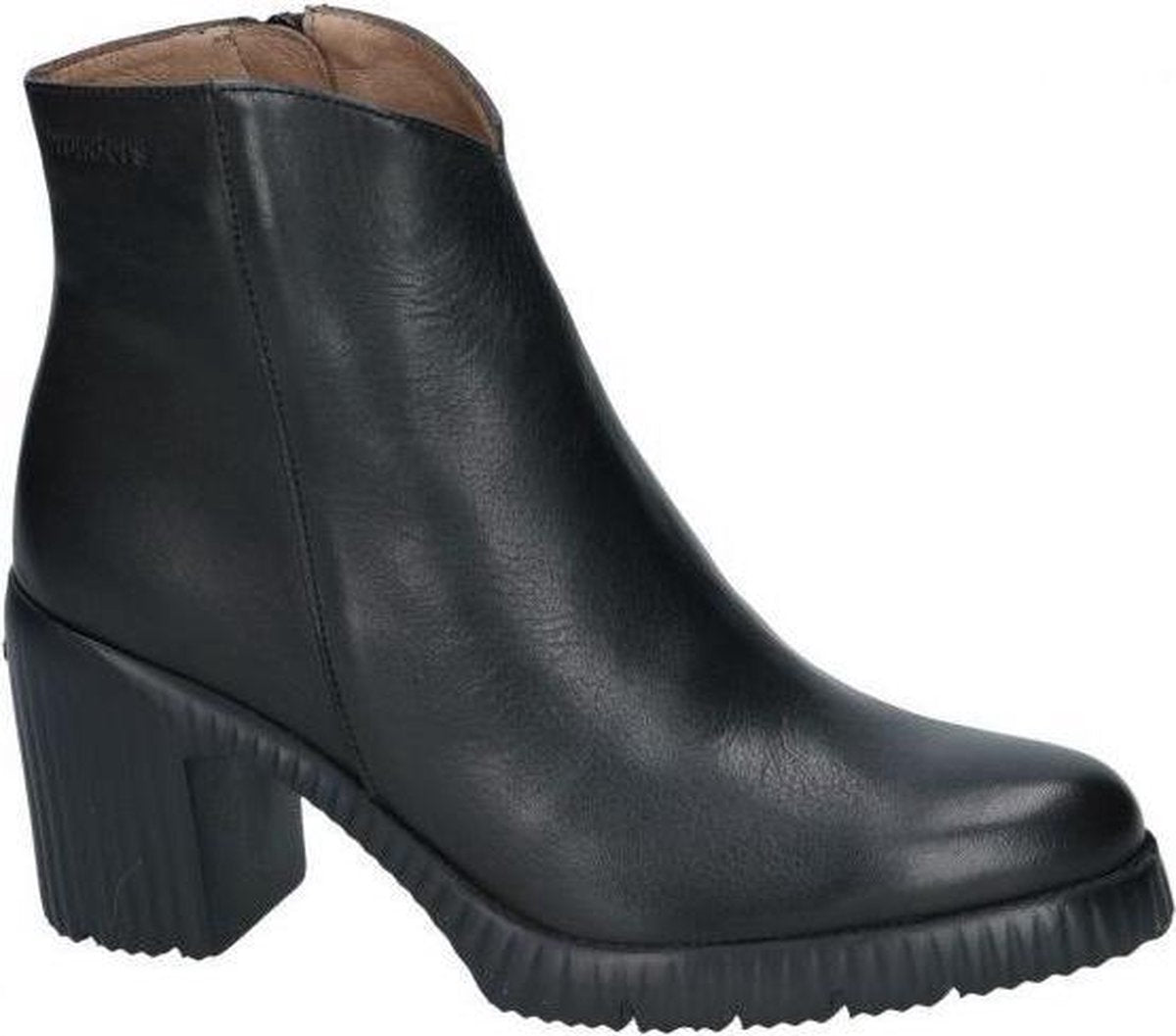 Wonders -Dames -  zwart - enkellaarzen - maat 39