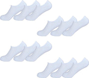 12 PAAR Sneakersokken | Unisex | Sokken Heren Sokken Dames | Katoen | Maat 39-42 | Witte Sokken | Duurzaam |