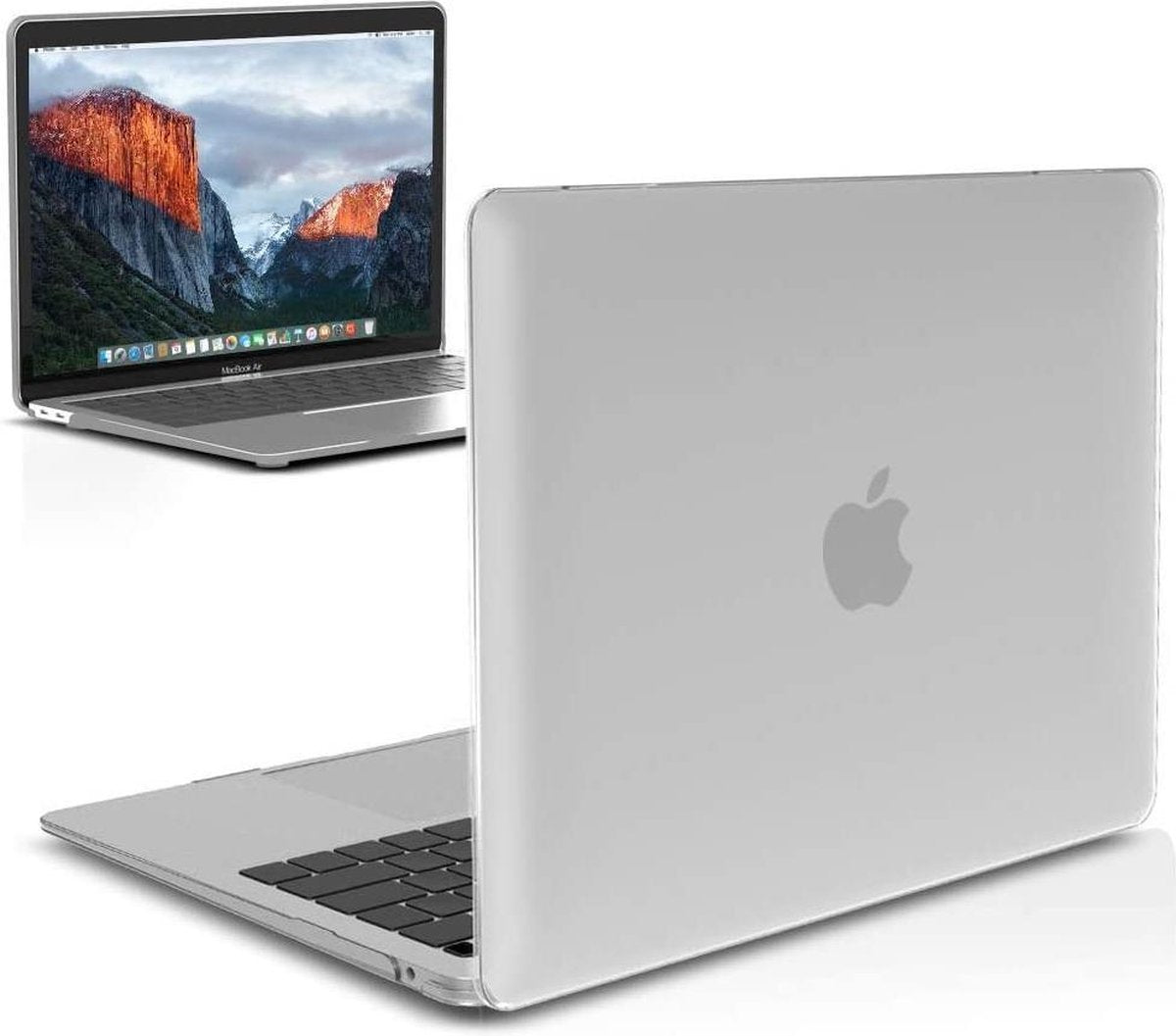 MacBook Air Hoes (13") - Laptop Cover - Hardcase - Achterkant & Onderkant - Transparant Matte