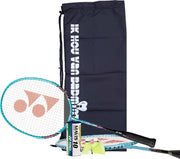 Badmintonset Yonex Junior | Kinder Badmintonset | 2 Muscle Power 2jr | 3 shuttles Mavis 10 en draagtas