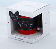 Love mug/beker - Hallmark - Writable - Rood
