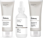 The Ordinary verzorgingsset - Squalane Cleanser 150 ml - Buffet Multi-Technology Peptide Serum 60 ml - Natural Moisturizing Factors + HA 100 ml - Anti-aging