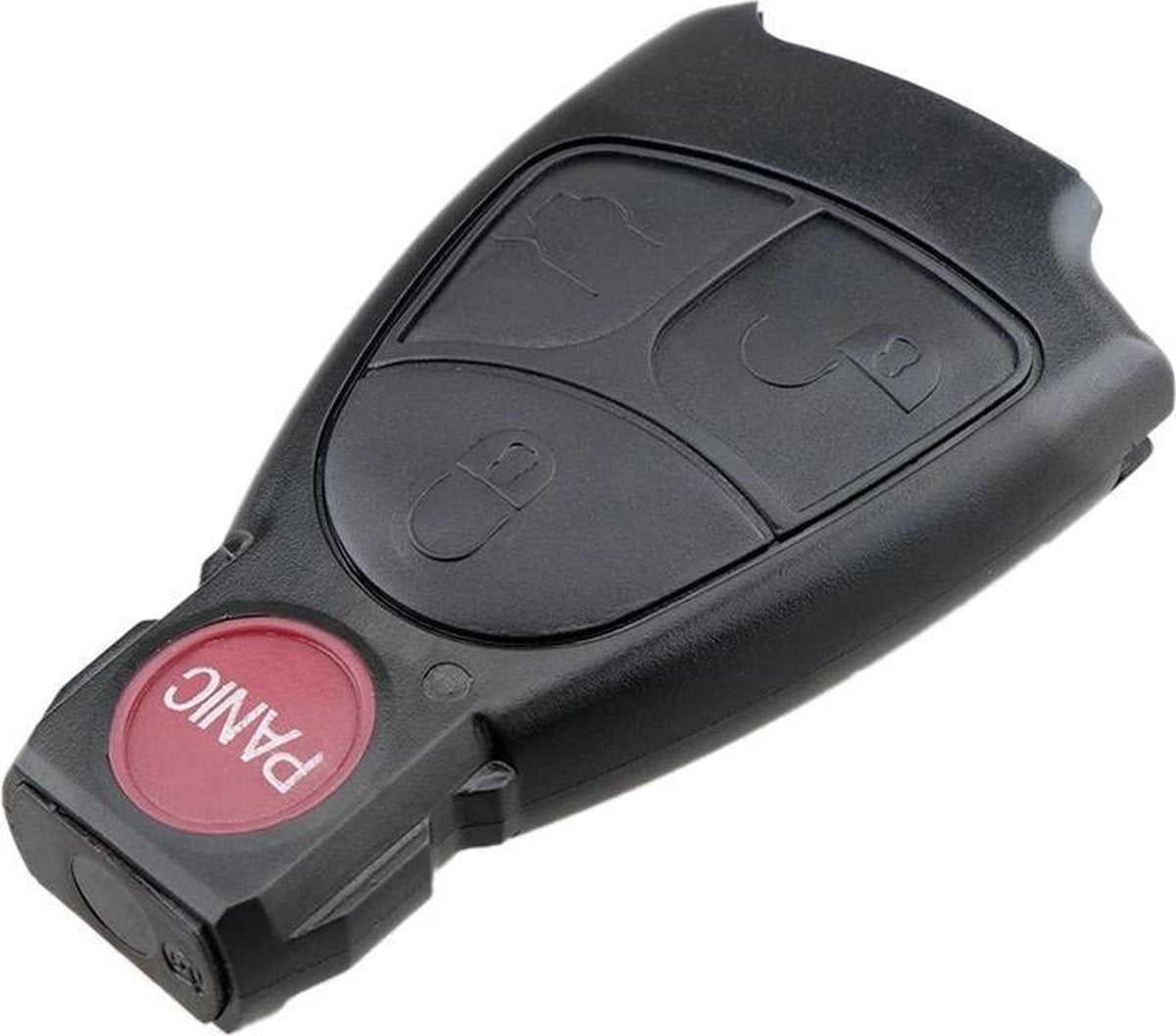 Mercedes sleutel 3 knoppen+panic Autosleutel - sleutelbehuizing voor Mercedes-Benz CL55 AMG C230 C240 S600 E320A