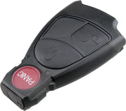 Mercedes sleutel 3 knoppen+panic Autosleutel - sleutelbehuizing voor Mercedes-Benz CL55 AMG C230 C240 S600 E320A