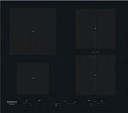 Hotpoint Inductiekookplaat - Model KID641BF - 68 cm - 7000 W - 4 zones - Zwart