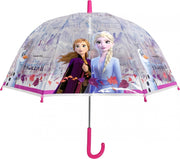 Chanos Paraplu Frozen 2 Meisjes 48 Cm Transparant/roze