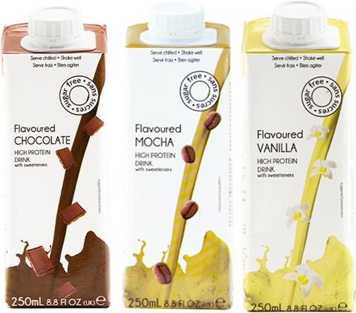 Protiplan |  Mix Drinkpakjes | Voordeelpakket | 12 x 250 ml  | Snel afvallen zonder poespas!
