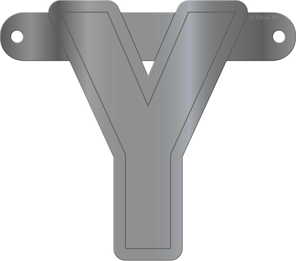 Letterslinger Letter Y Zilver 12