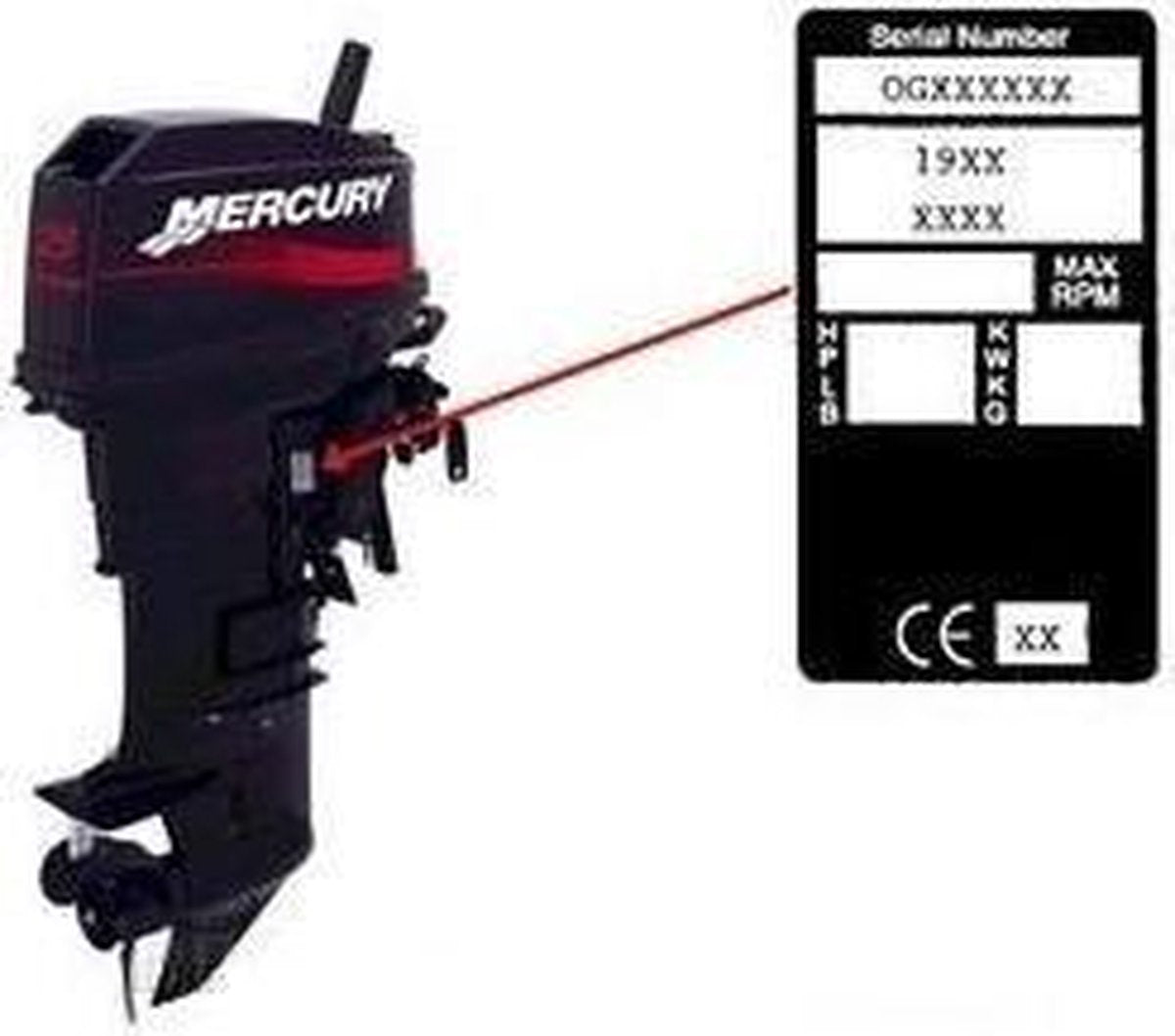 Yamaha/Mercury Startmotor 25-40 PK 2-takt (PH130-0049)