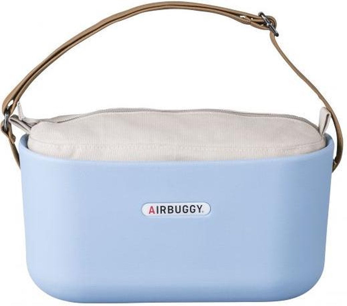 Airbuggy handtas hondenbuggy eorganizer powder blauw 31x14x37 cm