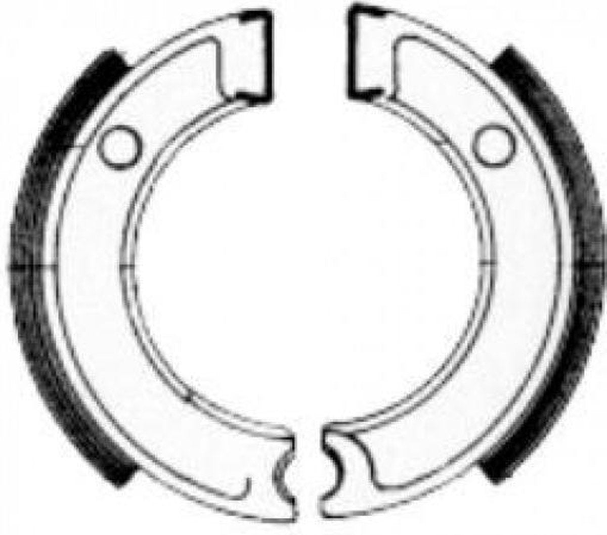 Remsegmentset Newfren GF1193 Yamaha Mint Voor