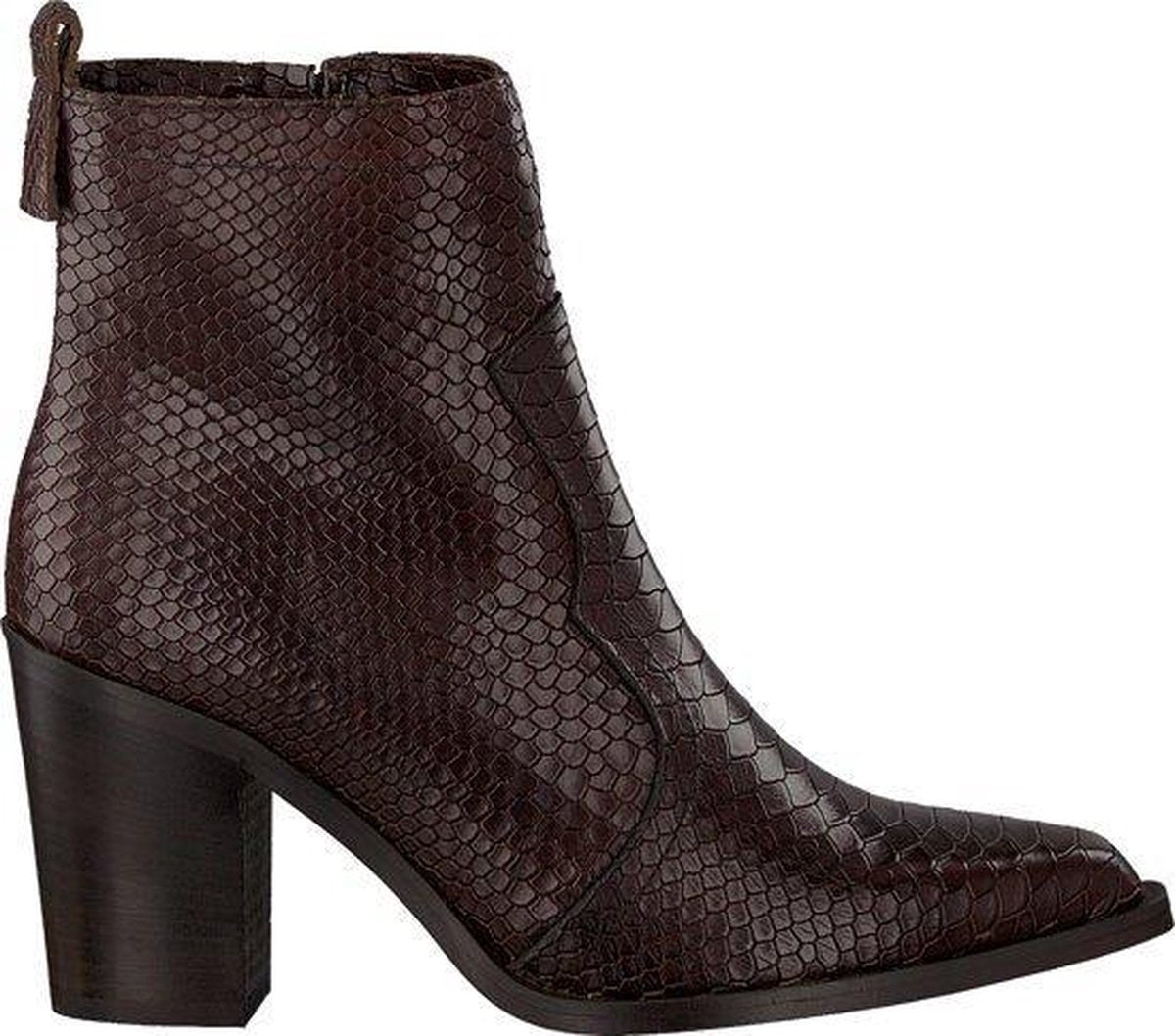 Notre-V Ah22 Enkellaarsjes - Enkelboots - Dames - Bruin - Maat 39