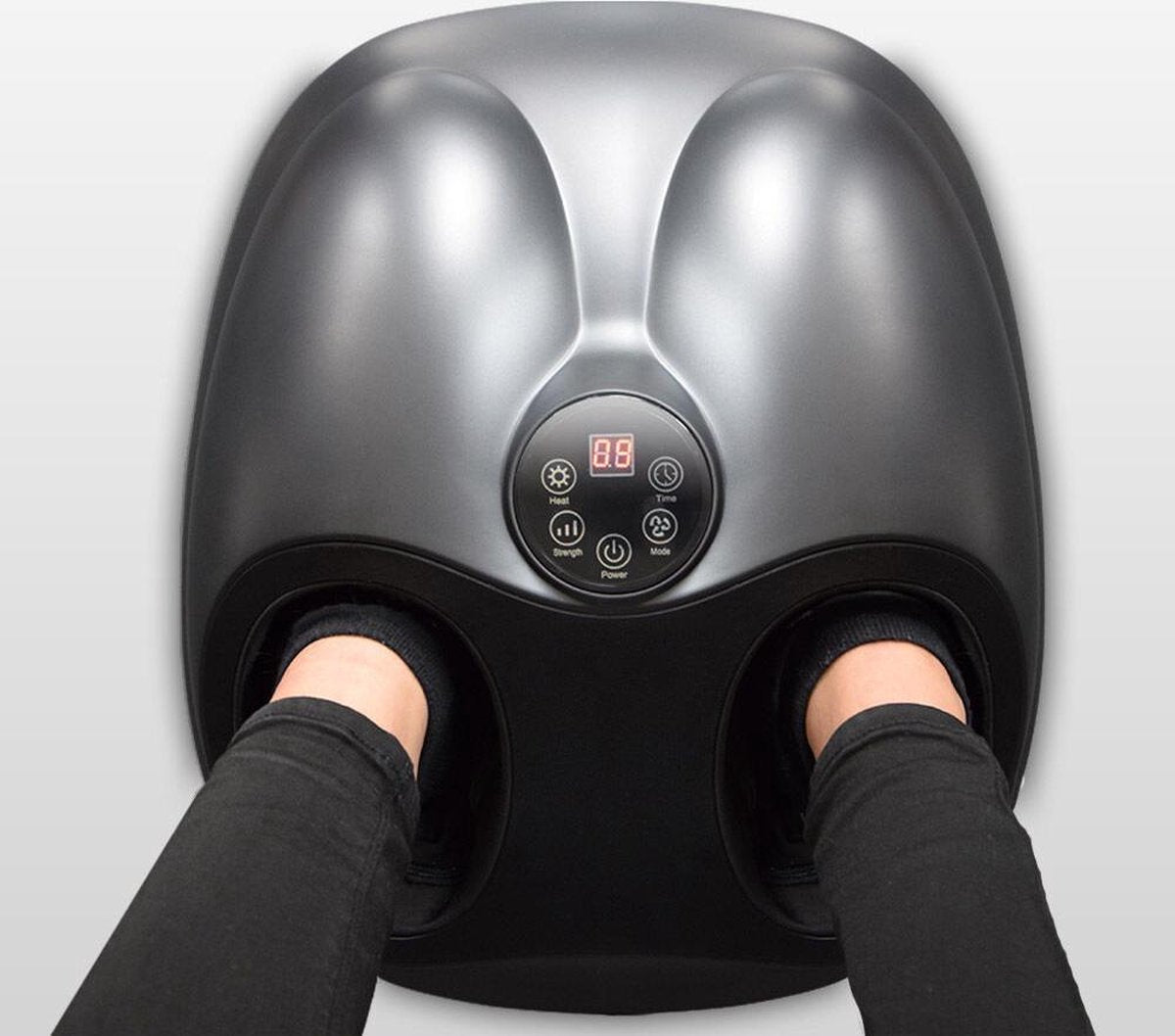 MikaMax Shiatsu Voetmassage - Massageapparaat - 3 Intensiteit Standen - 3 Programma's - Stimuleert Bloedsomloop - Luxe Design