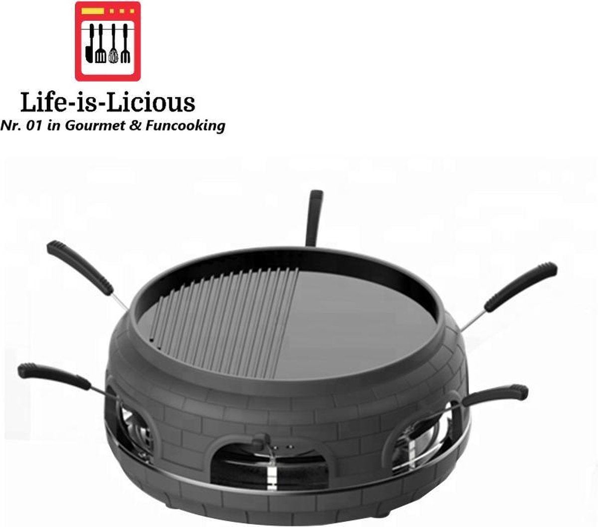 Life is Licious - Luxe Pizzarette - Pizzarette met Grill