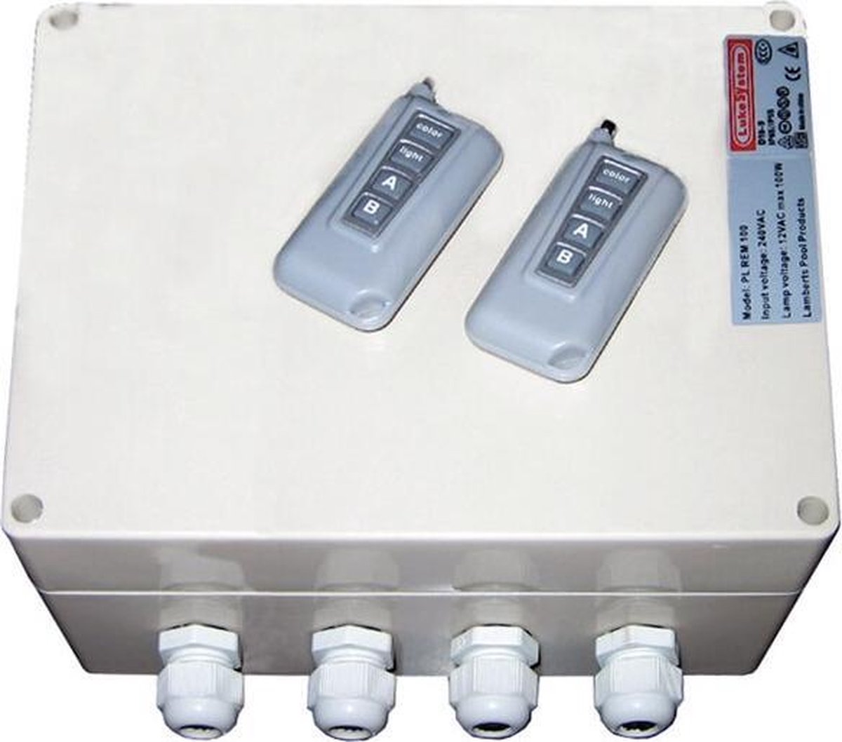 Aqua-Forte afstandsbediening met 240 volt transformator