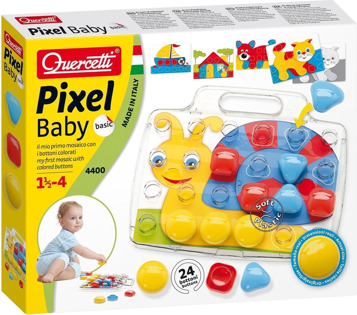 Mozaïek - Pixel baby - 32 Pinnen - Vanaf 18 maanden