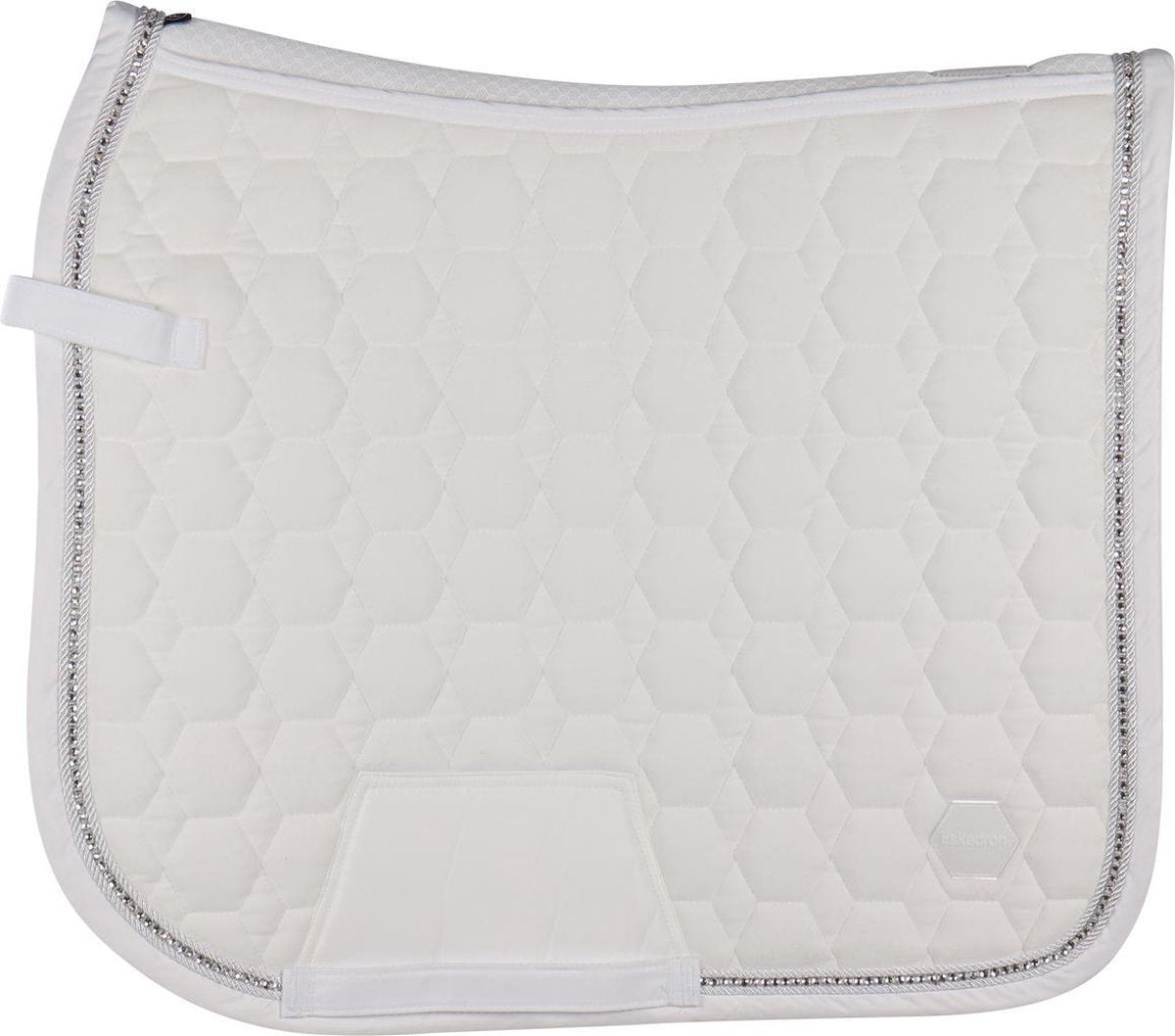 Eskadron Zadeldek  Reflexx Velvet Crystal - White - dressuur Full