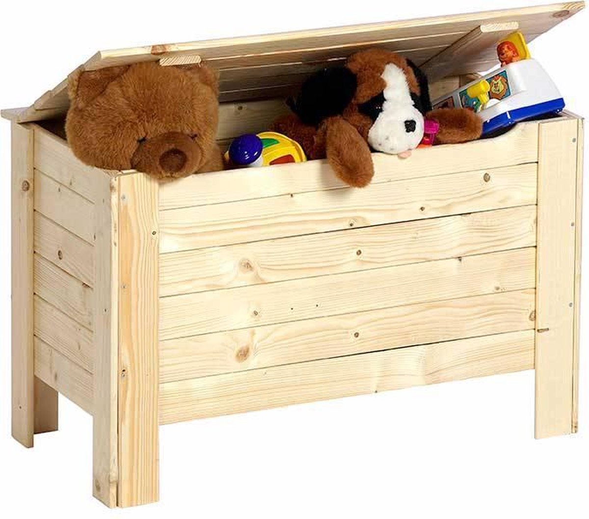 Houten opbergkist