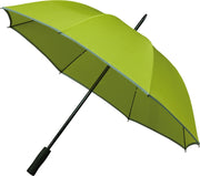 Falcone® Golfparaplu - Reflecterende Piping - Limegreen