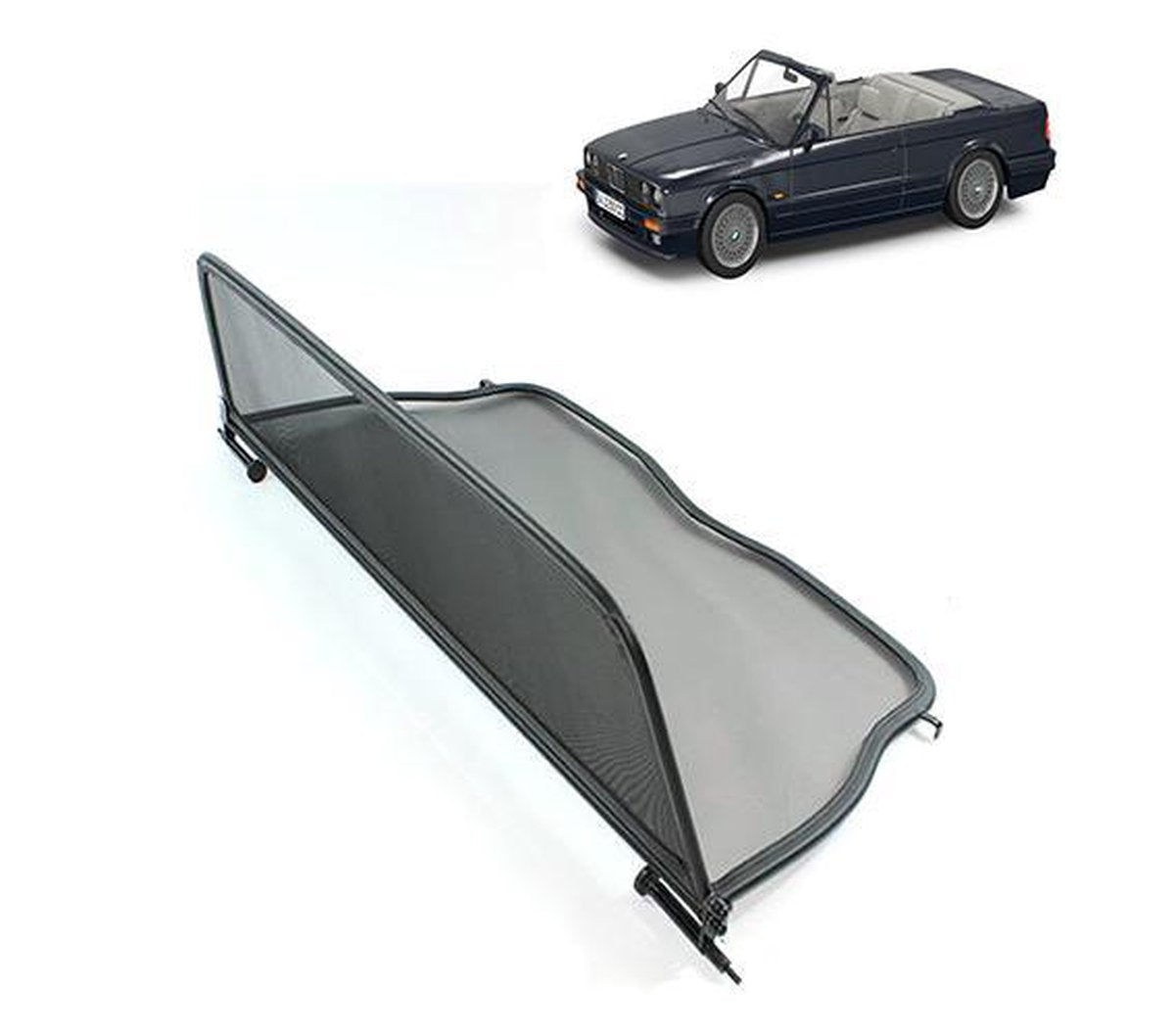 Cabrio Windscherm BMW 3 Serie E30 | 1985 - 1993 | Zwart