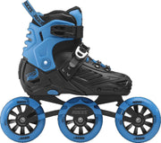 Roces Yep Inlineskates - Maat 31-34 - Unisex - zwart/blauw