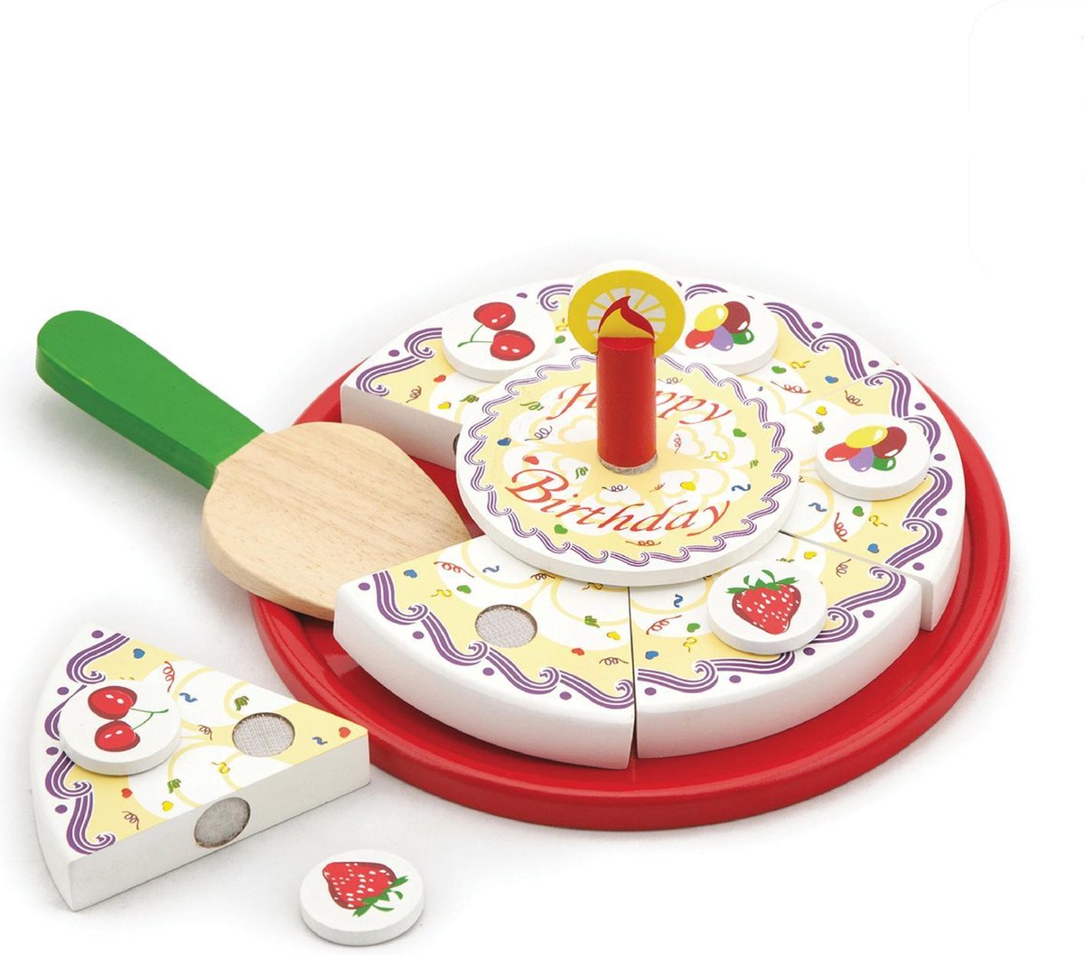 Viga Toys - Snijtaart - Verjaardagstaart