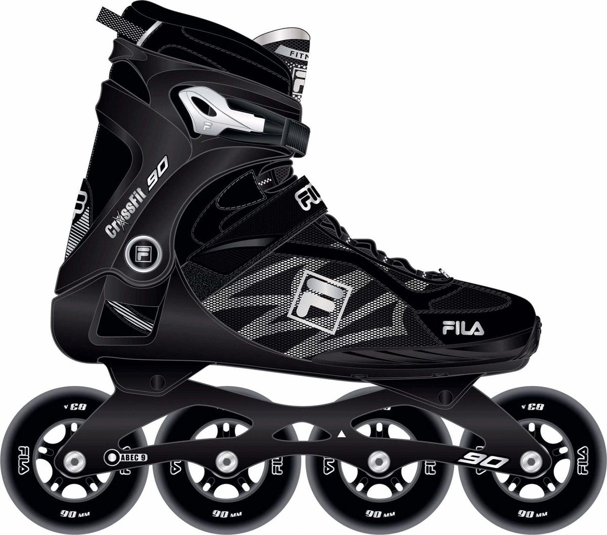 Fila Inlineskates - Maat 44 - Unisex - zwart/wit