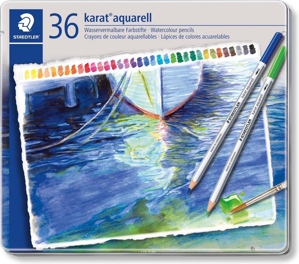 karat aquarell kleurpotlood - set 36 st