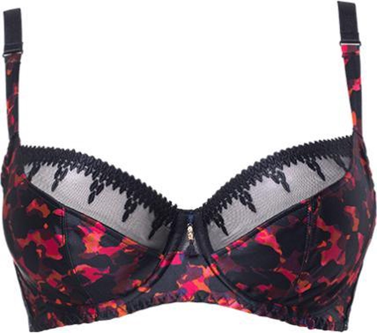 Louisa Bracq Color Fever Marine Blauw/Print Beugel bh - Beha Maat: 75C