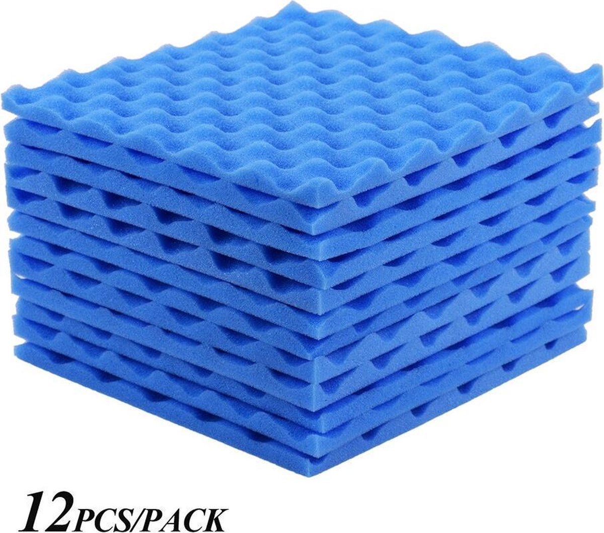 Geluidsisolatie - 12 stuks - Akoestisch studioschuim - Noppenschuim - 30 x 30 x 1