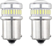 CANBUS - BA15S - 30SMD + lens - 12/24V - 2 stuks