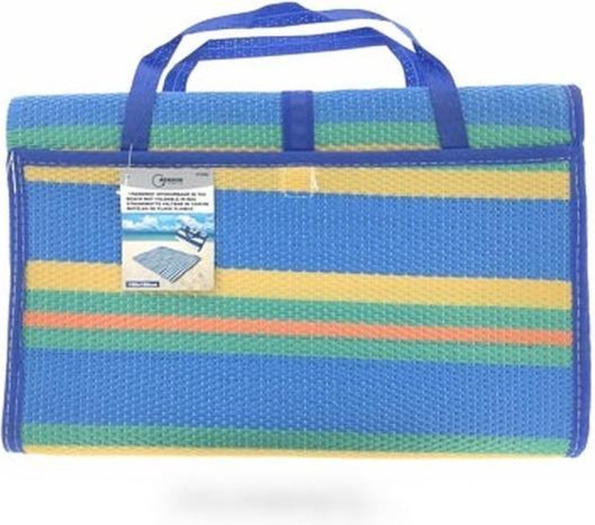 STRANDMAT OPVOUWBAAR IN TAS 150 X 180 CM
