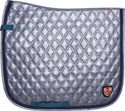 RelaxPets - Imperial Riding - Zadeldekje - Saddlepad - Cozy Star - Glimmend - Blauw - Full Dressuur