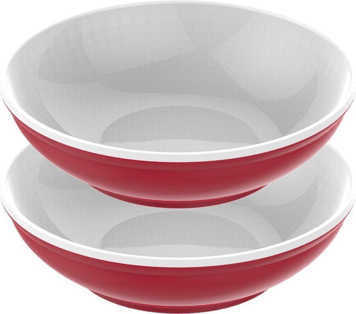 Zak!Designs Soja-sausschaaltjes - Set van 2 Stuks - Ø 8 cm - 200 ml - Rood