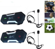 V3 plus  Comrob Fiets / scheidsrechter communicatie intercom module systeem voor 2 personen met FM radio max 1200 meter