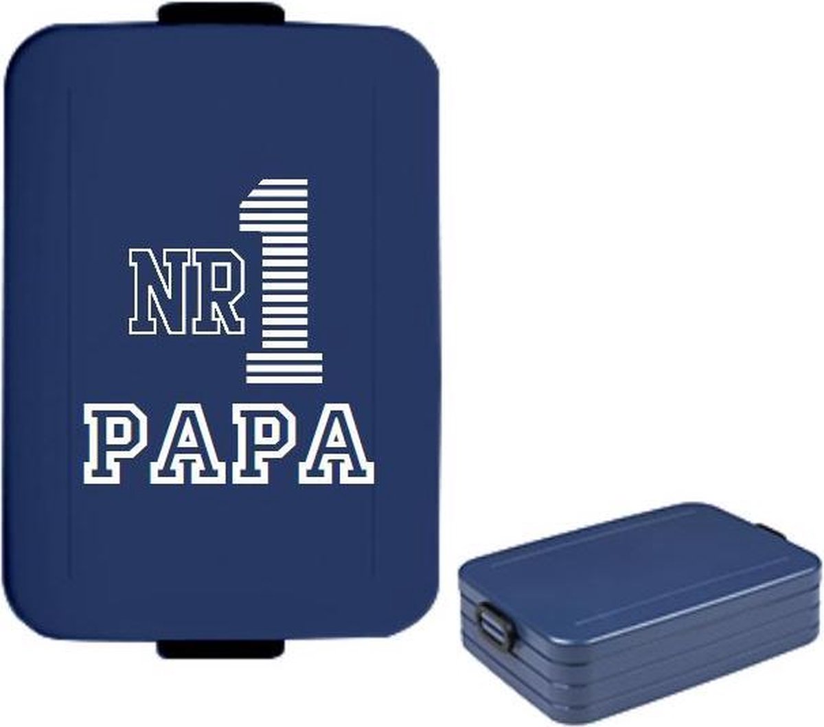 Mepal lunchbox TO GO illustration - Large - Blauw - NR 1 Papa