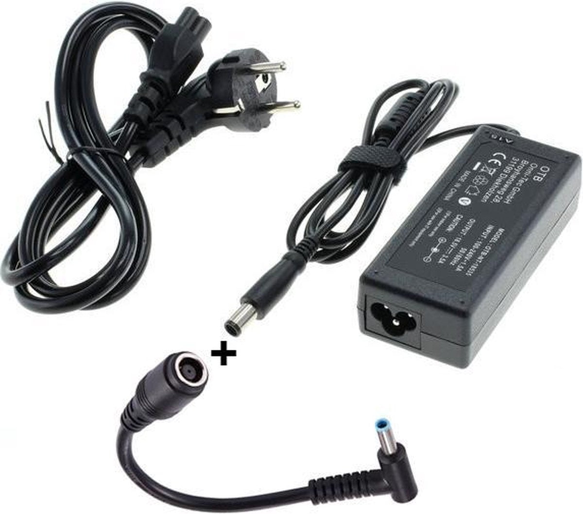 Combi Lader 7.4*5mm / 4.5*3mm voor Dell Vostro 5460
