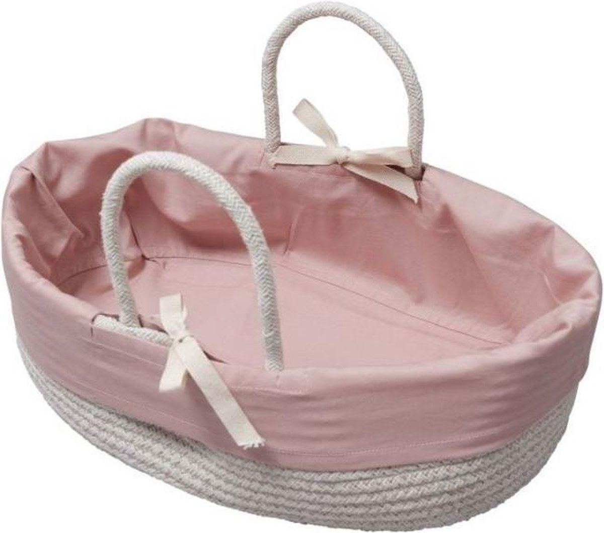 Poppen Mosesmandje Mauve Roze Fabelab