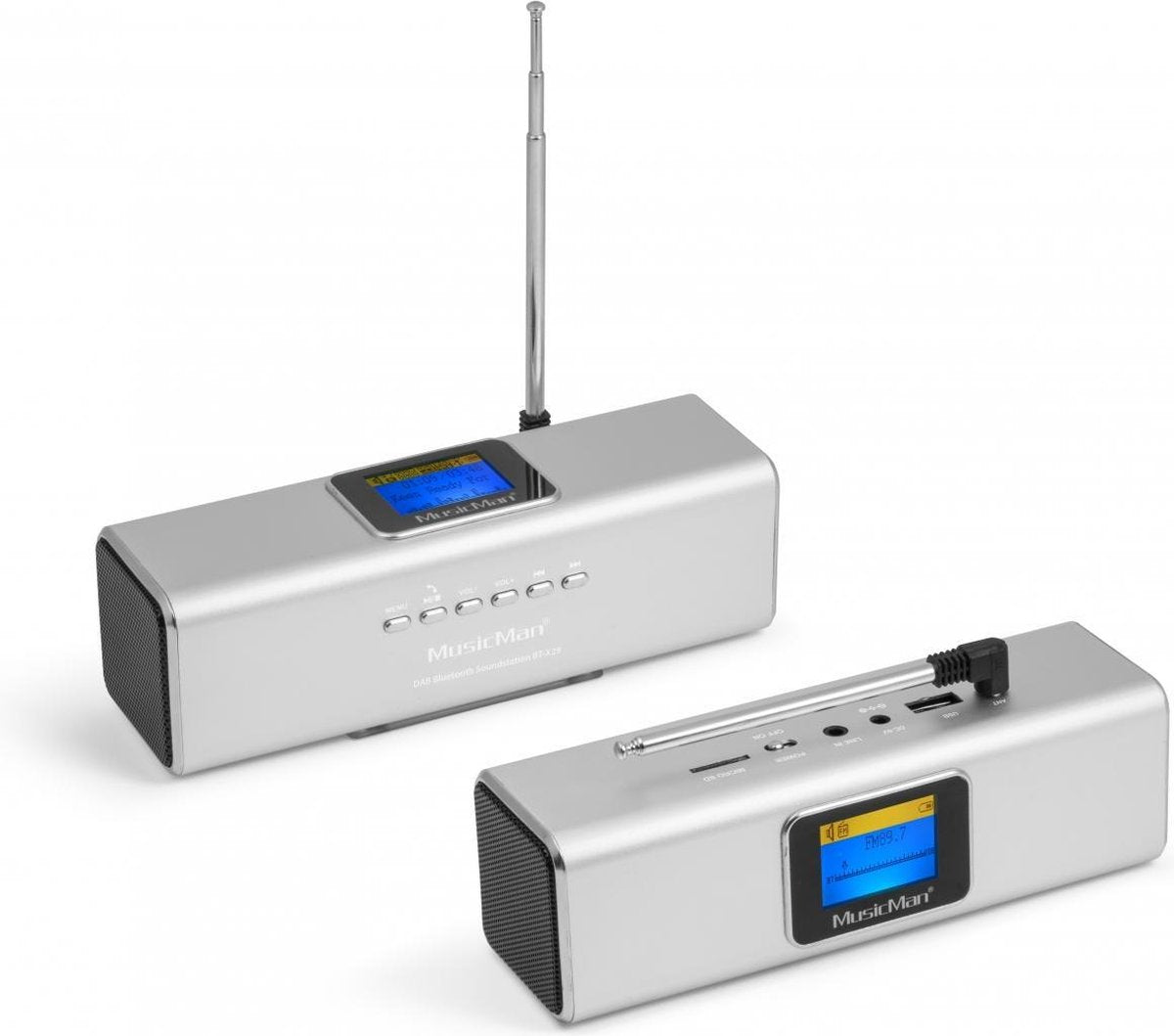 Technaxx MusicMan BT-X29 6 W Mono draadloze luidspreker Zilver