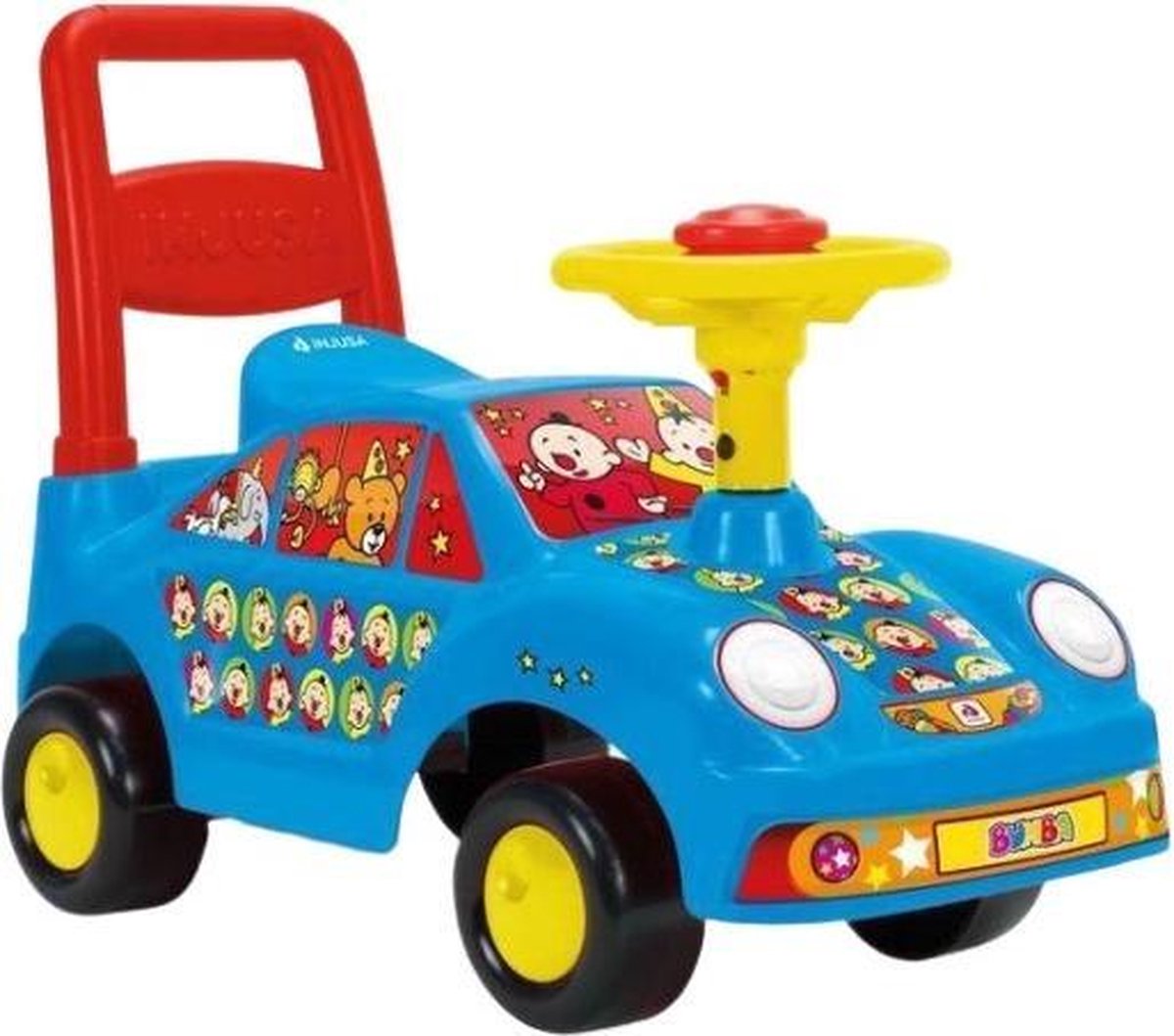 Injusa Loopauto Bumba blauw/rood