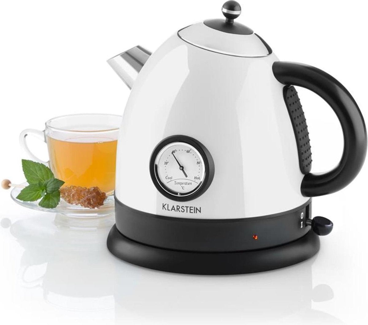 Klarstein 10009464 1.5l 2200W Wit waterkoker