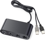 Thredo Gamecube USB Controller Adapter - 4 poorten - geschikt voor Nintendo Switch & Wii U