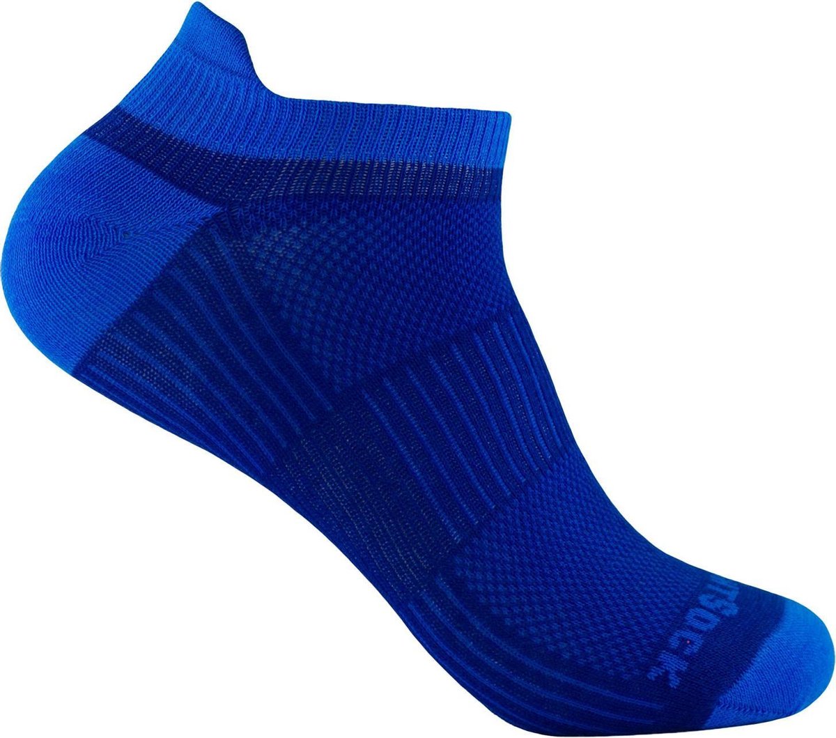 Wrightsock Coolmesh Low Tab - Electric blue / grijs - 37-41