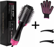 Ronde borstel + Gratis handschoen en Klemmers / Fohnborstel babyliss / 4 in 1 New Upgraded Version Magic Brush en Föhnborstel/Keramische Haar/Stijl/Krul Borstel Voor Volume en Drogen