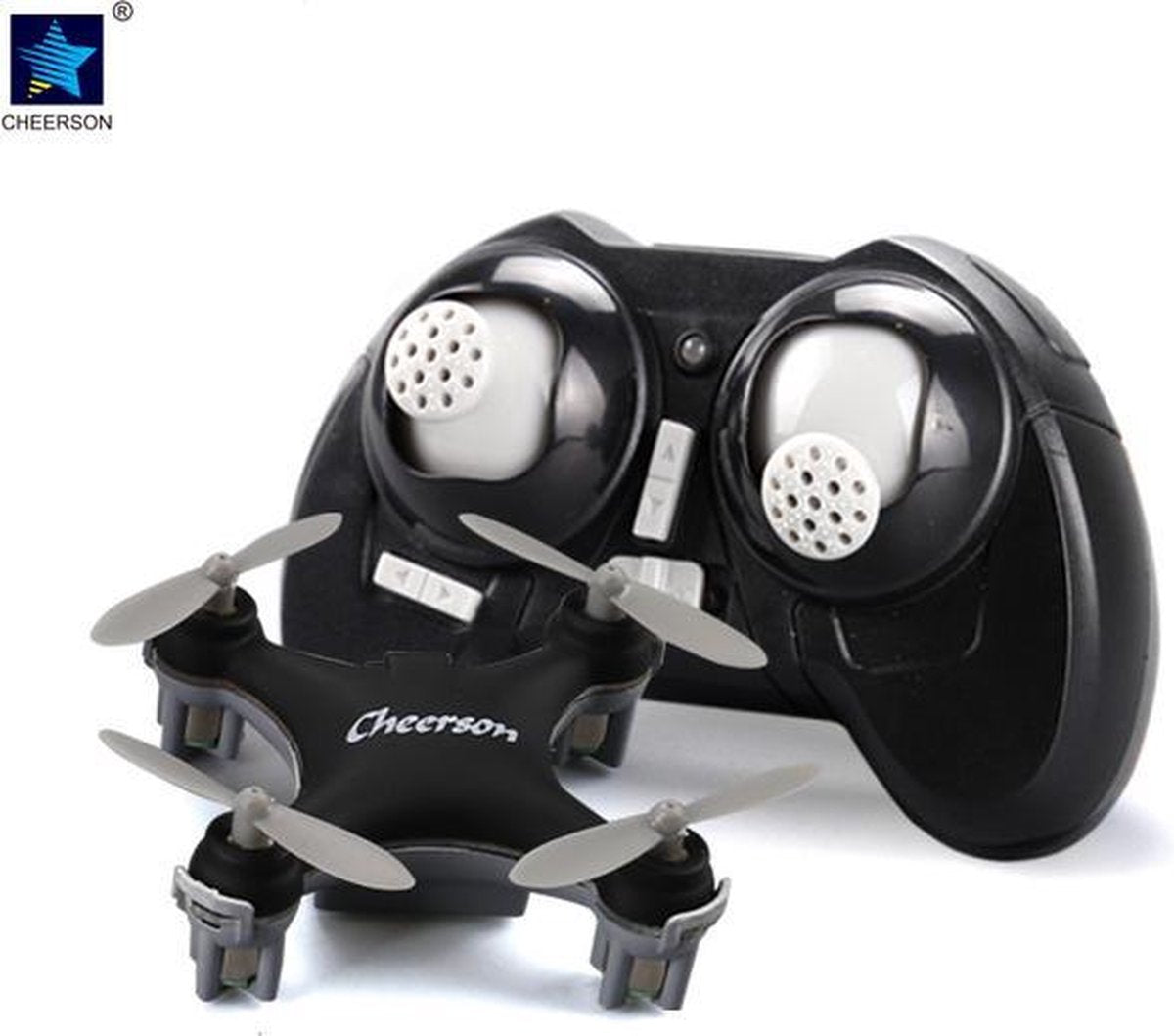 Cheerson CX10SE - Mini Drone met Afstandsbediening  & Propeller Bescherming - Zwart