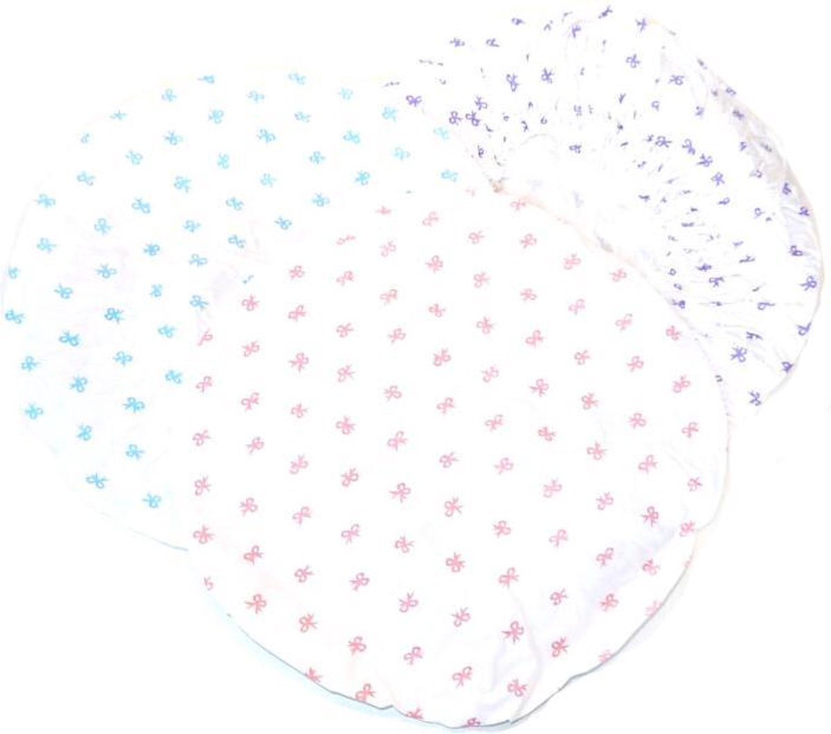 Rojafit Budget Douchemuts – Strikjes - Set van 3 Stuks!! - Verschillende Kleuren