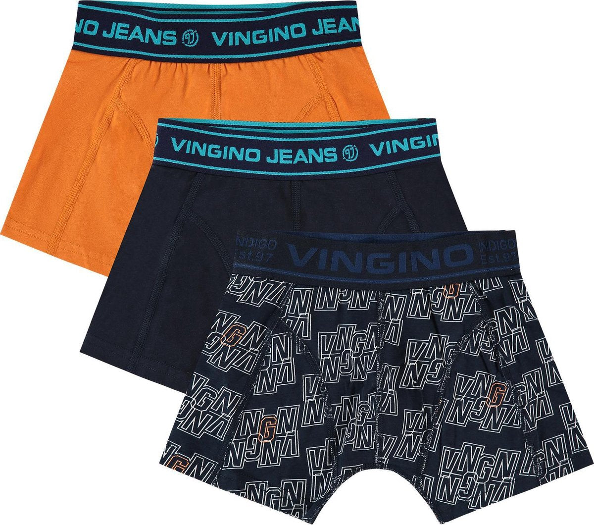 Vingino Bingo 3pack Jongens Boxers - Maat 110/116
