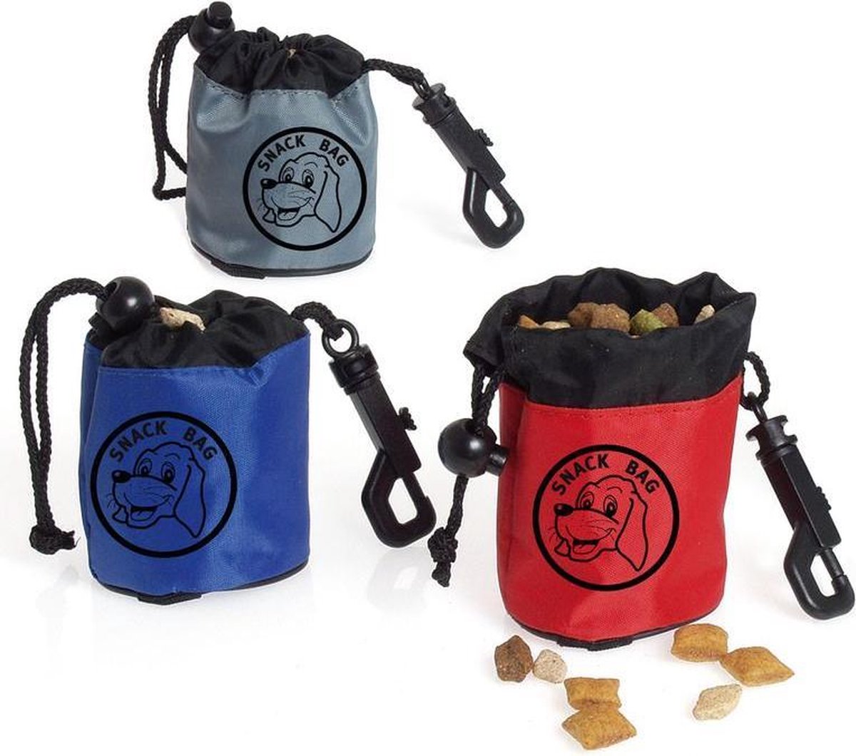 Snack bag colour ass. 6 x 7 cm