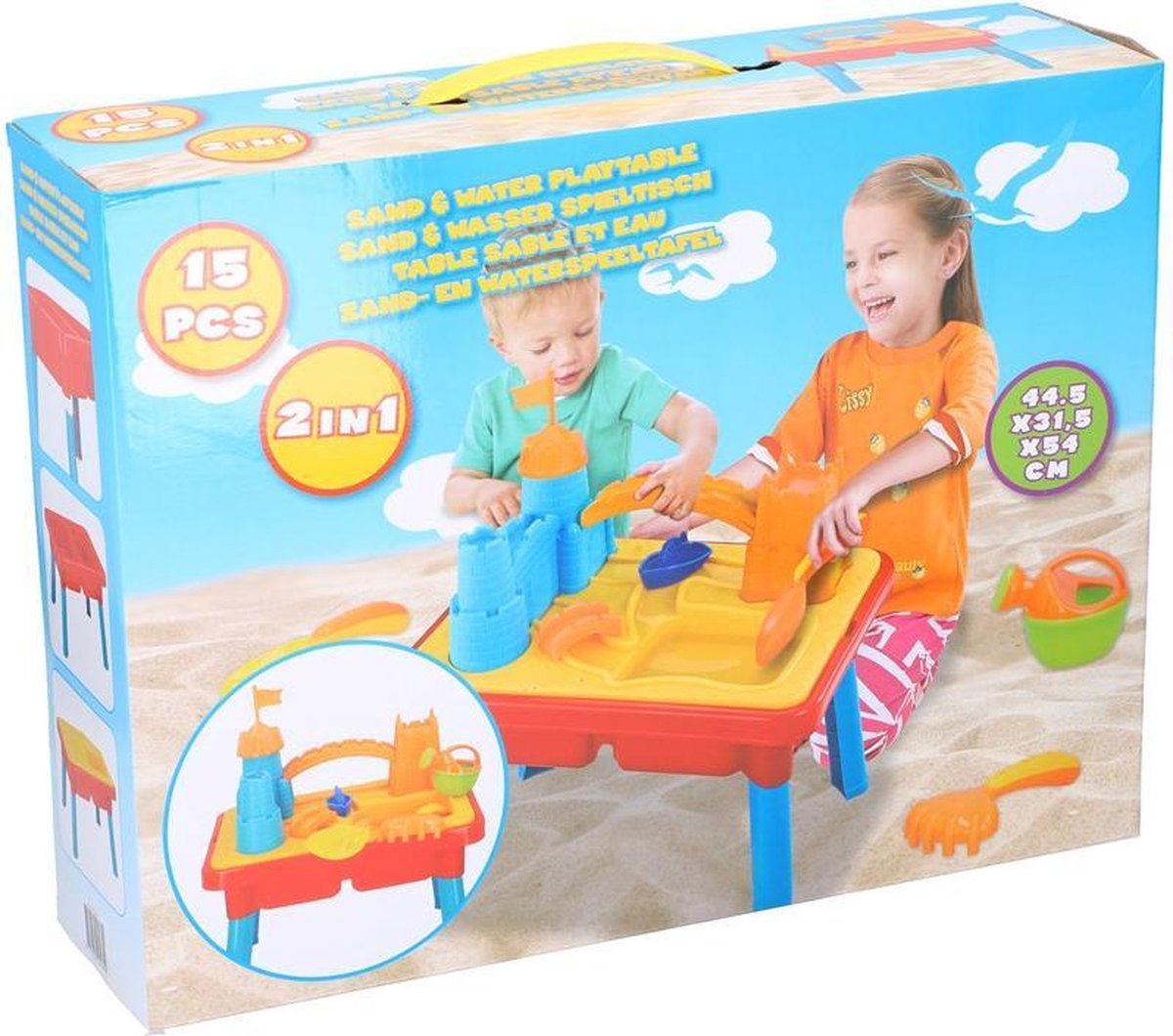 Eddy Toys Zand- En Watertafel Junior 54 X 45 X 31 Cm